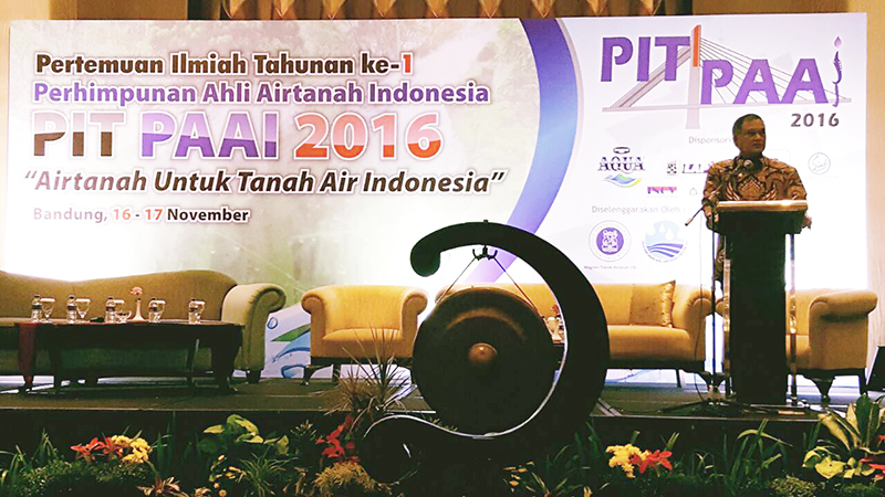 Kepala Badan Geologi Buka Pertemuan Ahli Air Tanah ke-1